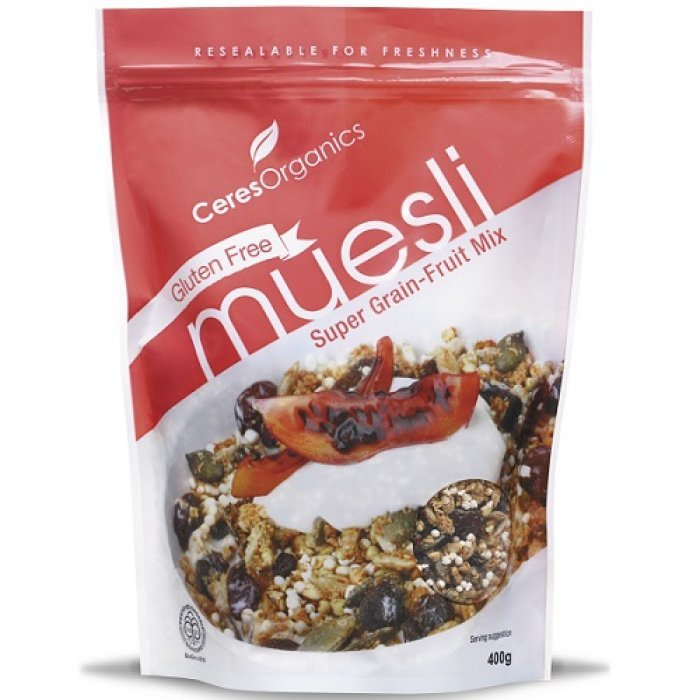 GlutenFree Muesli, Super GrainFruit Mix 400g